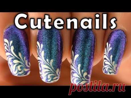 DIY training nail art : Easy drops by cute nails - YouTube