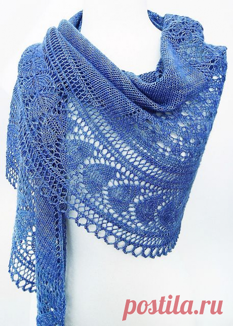 ШАЛЬ Holbrook Shawl by Dee O'Keefe.