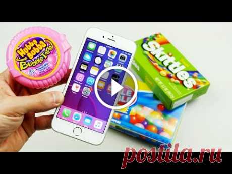 iPhone 6S in Bubble Gum, Coca Cola, and Skittles Candy!