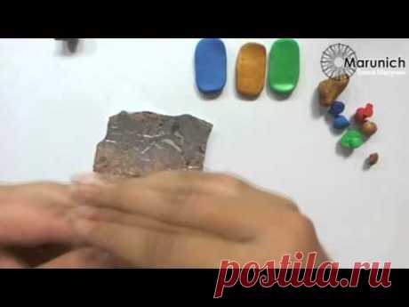 МК по созданию из полимерной глины украшений с узорами - полосы, волны, петли_