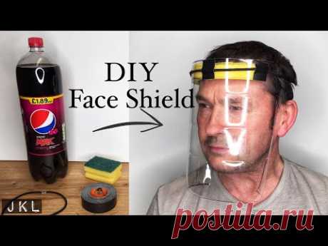 How to make a diy FACE SHIELD at home in 2 minutes! | coronavirus covid 19 visor