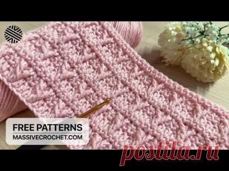 SUPER EASY & FAST Crochet Pattern for Beginners! ⚡️ SPLENDID Crochet Stitch for Baby Blanket & Bag