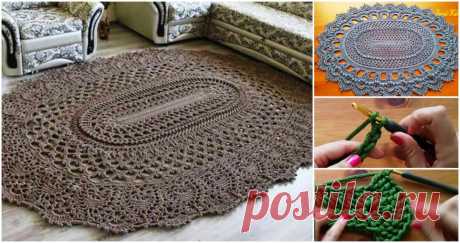 Amazing Oval Rug Tutorial - ilove-crochet