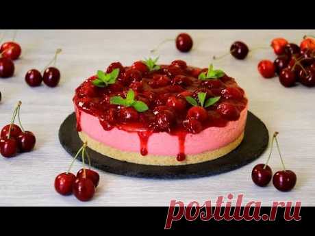 ✧ ПРОСТО ОБЪЕДЕНЬЕ! ЧИЗКЕЙК С ЧЕРЕШНЕЙ БЕЗ ВЫПЕЧКИ ✧ No-Bake Cherry Cheesecake Recipe ✧ Марьяна - YouTube