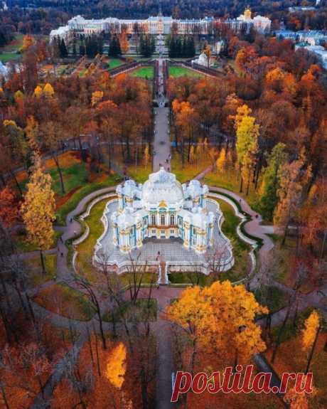 Павильон «Эрмитаж» и Екатерининский дворец, Пушкин 😍