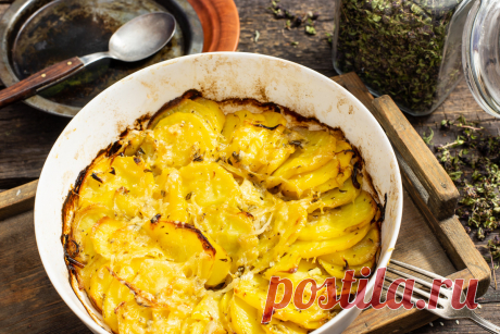 Простое блюдо к празднику: картофель с луком. Пошаговый рецепт с фото — Ботаничка