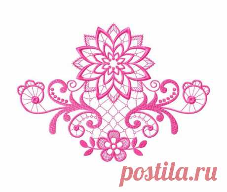 Machine Embroidery Design (Lace) Nova Hata 
Lace ornament - a pattern for embroidery machines (Janome, Brother, Husqvarna, Melco, etc.) 8 popular file formats. Instant download. From Nova Hata