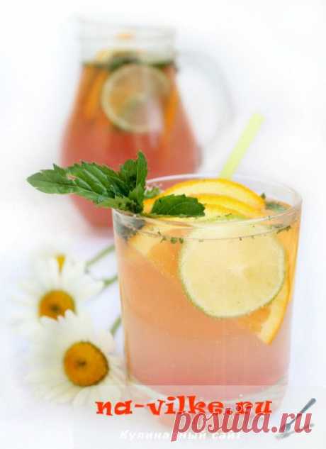 Апельсиново-лаймовый лимонад - рецепт | na-vilke.ru