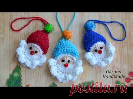 Дед Мороз на Елку ЗА ПОЛЧАСА. Santa Claus Crochet Pattern