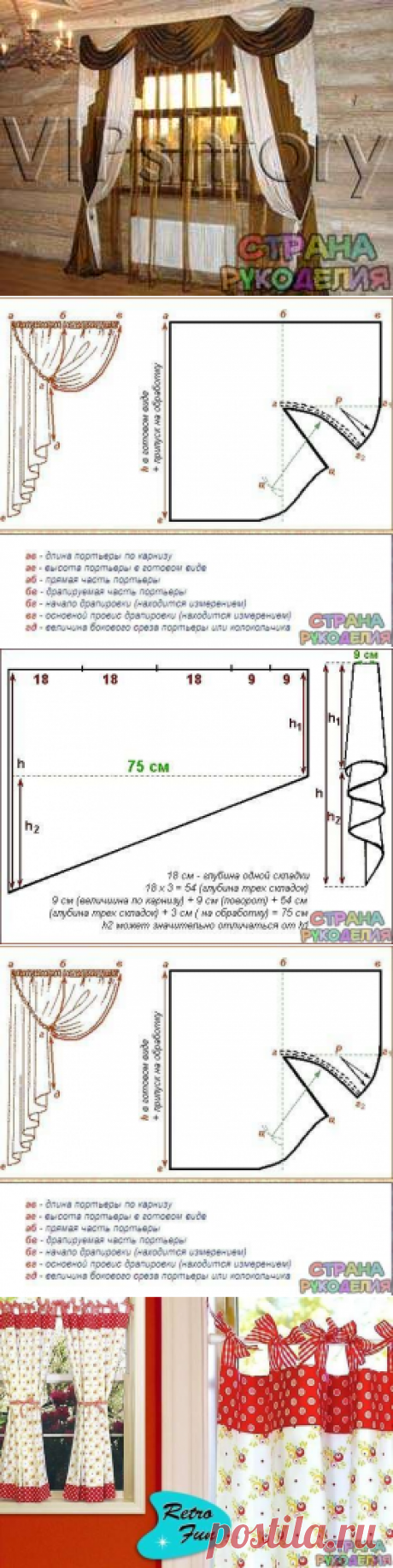 Шторы.Шьем сами - Рукоделие и творчество -МАСТЕР-КЛАССЫ ПО РУКОДЕЛИЮ- Страна рукоделия
