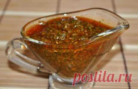 Соус чермула (шермула) - острый марокканский соус.