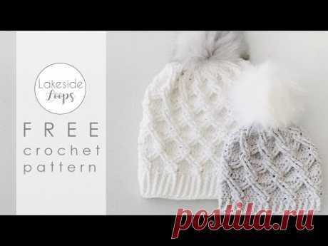 Camdyn Cable Hat FREE Crochet Pattern Video Tutorial