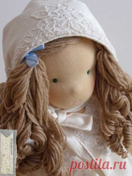 Как сделать волосы вальдорфской кукле. МК Агнешки Новак
