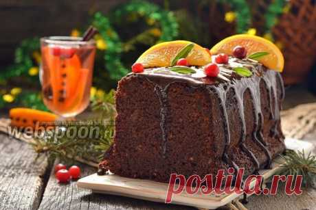 Кекс с шоколадом и красным вином «Новогодний глинтвейн» на Webspoon.ru
