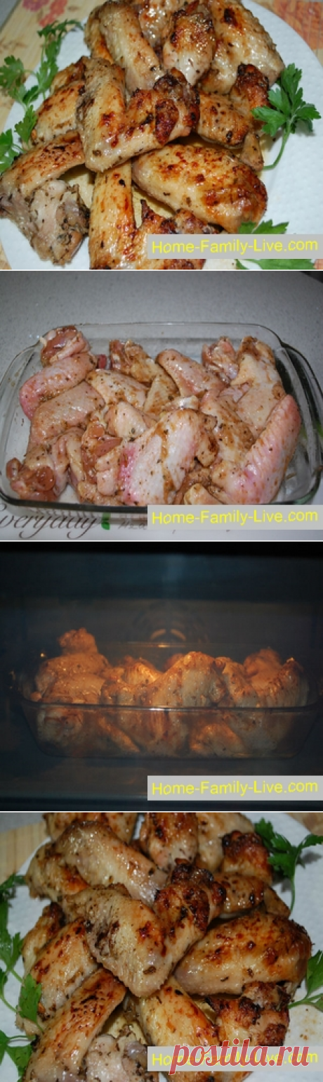 Хрустящие куриные крылышки/Сайт с пошаговыми рецептами с фото для тех кто любит готовить