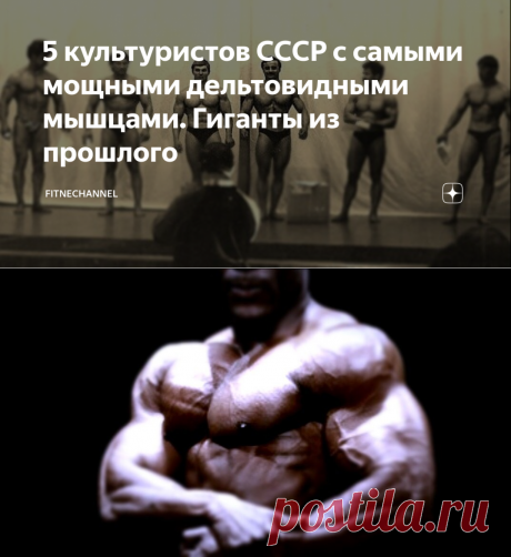 5 культуристов СССР с самыми мощными дельтовидными мышцами. Гиганты из прошлого | fitnechannel | Яндекс Дзен