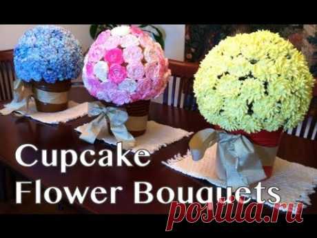 Cupcake Flower Bouquets