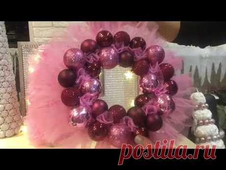 Переделка веночка из Fix price! Новогодние Елочки!(3 часть)) DIY Christmas decor