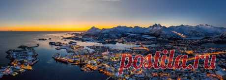 Свольвер, Лофотенские острова, Норвегия | Сферические aэропанорамы, фотографии и 360° виртуальные туры самых красивых городов и уголков нашей планеты, 360° панорамы вокруг света