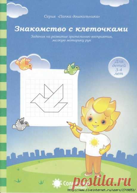 Знакомство с клеточками 3-4 года.