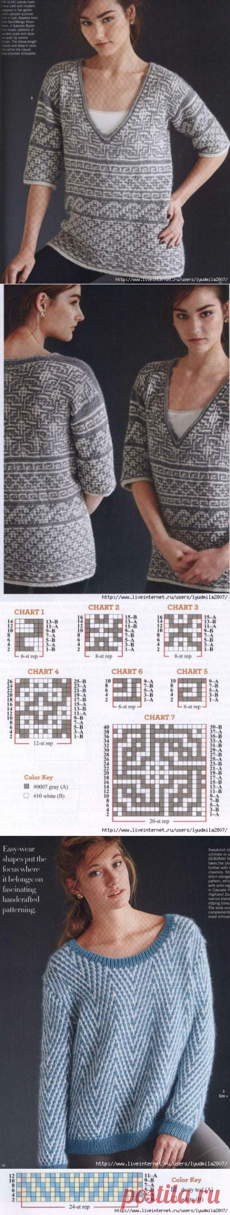 Ленивый жаккард из "Vogue Knitting winter 2014/15"