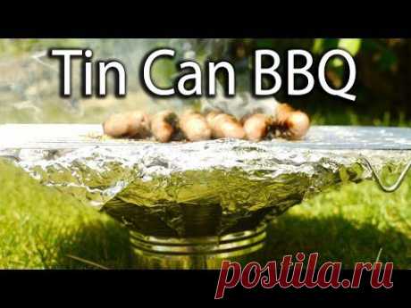 How to Make a Tin Can BBQ Grill - YouTube