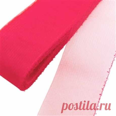 Neon Pink Threaded Crinoline / Horsehair Braid Trim