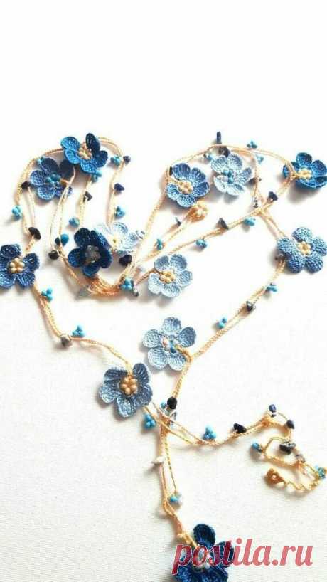 So Stunning And Gorgeous Crochet Necklace