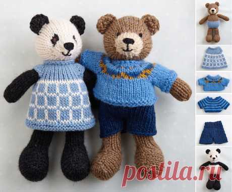 Ravelry: Small bear/panda pattern by Julie Williams