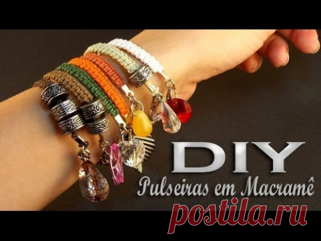 DIY: Pulseira em Macramê por Renata Nicolau