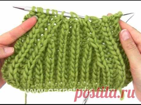 ▶ DROPS Knitting Tutorial: How to work english rib and raglan shaping - YouTube