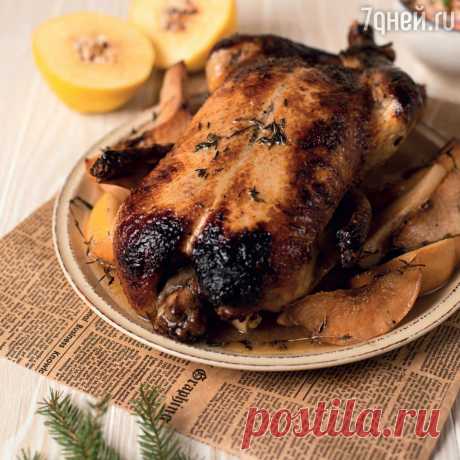 Запеченная утка с айвой: рецепт горячего новогоднего блюда: пошаговый рецепт c фото