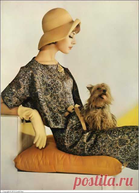 Pia Kazan, photo by Karen Radkai, Vogue, April 15, 1961