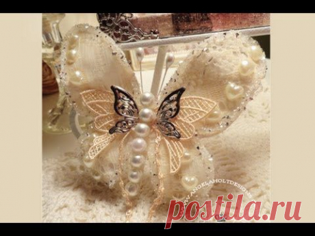 ▶ Lace Butterfly Tutorial - YouTube