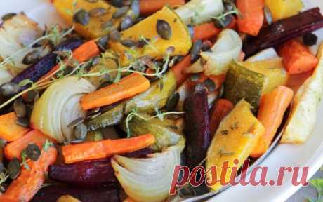 Orkaitėje keptos daržovės: šiltos ir spalvotos salotos - DELFI Maistas