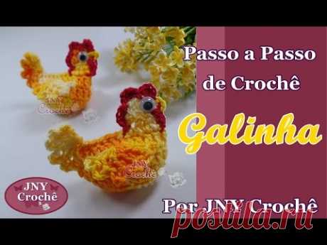 Passo a Passo de Crochê Galinha por JNY Crochê