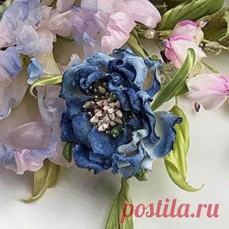 Курс Полины Кузнецовой «Большая цветочная композиция для шляпы «Пикабо»