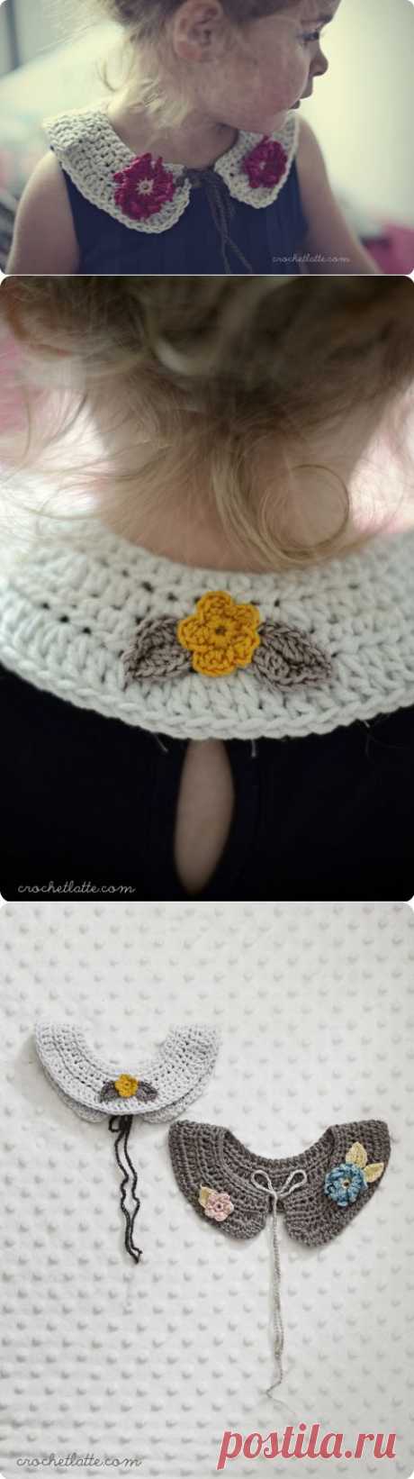 Flower Girl Collar | crochetlatte