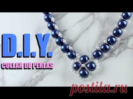 DIY COLLAR DE PERLAS PARA MAMÁ!  DIY Pearl Necklace!