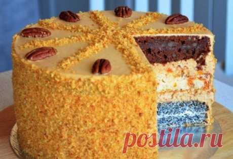 Прекрасный десерт: Торт "Дамский каприз"