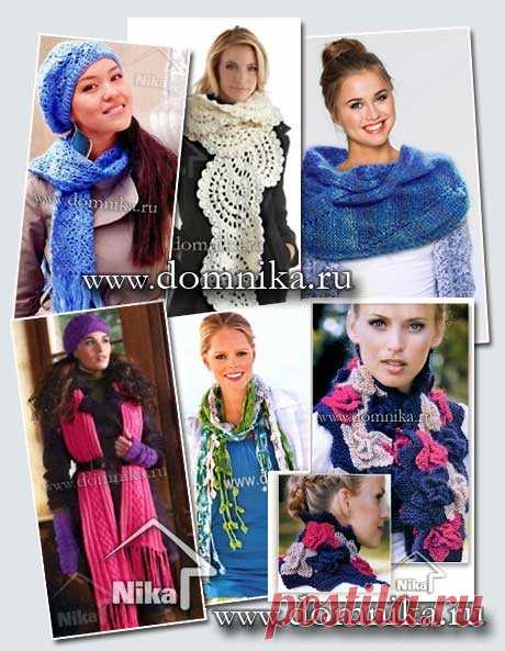 Вязаные шарфы модные модели 2017 года