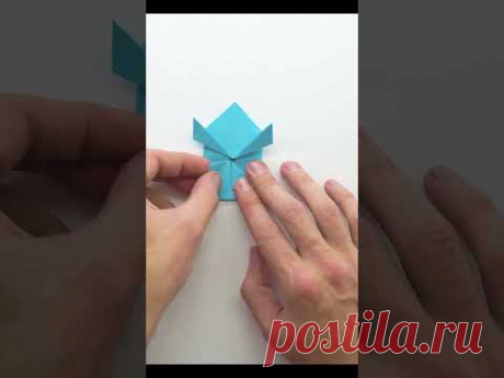 How to make an origami frog