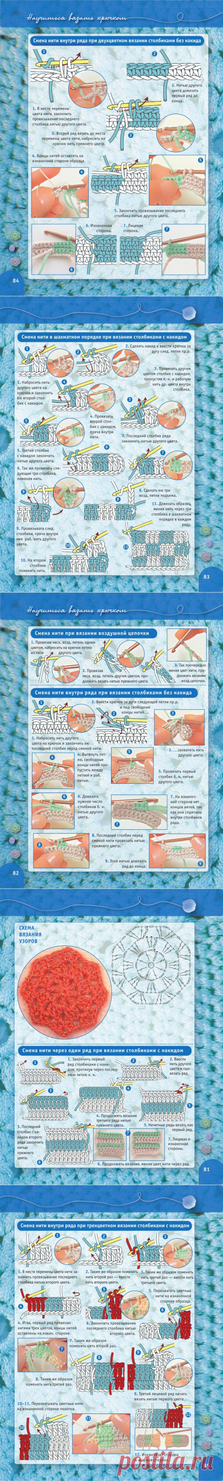 СУПЕР КНИГА ПО ВЯЗАНИЮ КРЮЧКОМ.ПОШАГОВЫЙ САМОУЧИТЕЛЬ. БОЛЕЕ 2000 ИЛЛЮСТРАЦИЙ.