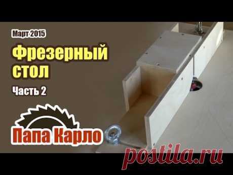 Фрезерный стол своими руками. Часть 2 - Боковой упор для фрезерного стола | Столярная мастерская