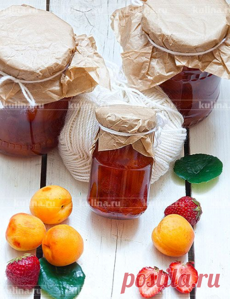 Варенье из абрикосов с клубникой – рецепт приготовления с фото от Kulina.Ru