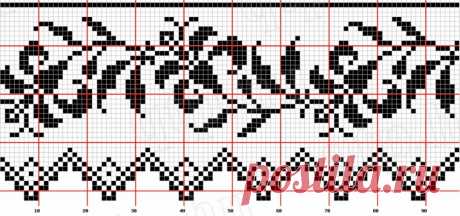 жаккардовые растительные узоры спицами схемы - Поиск в Google