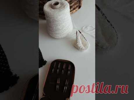 Новые укороченные спицы коллекции Knit Pro Ginger 🤍 удобно вязать рукава и воротники без швов