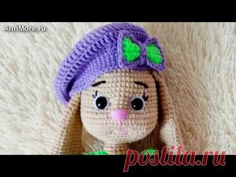 Амигуруми: схема Весенней Заюшки. Игрушки вязаные крючком. Free crochet patterns.