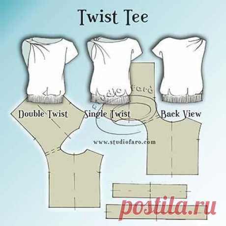 Pattern Insights - Twist Tee