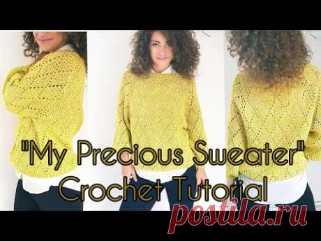 My precious Sweater crochet tutorial